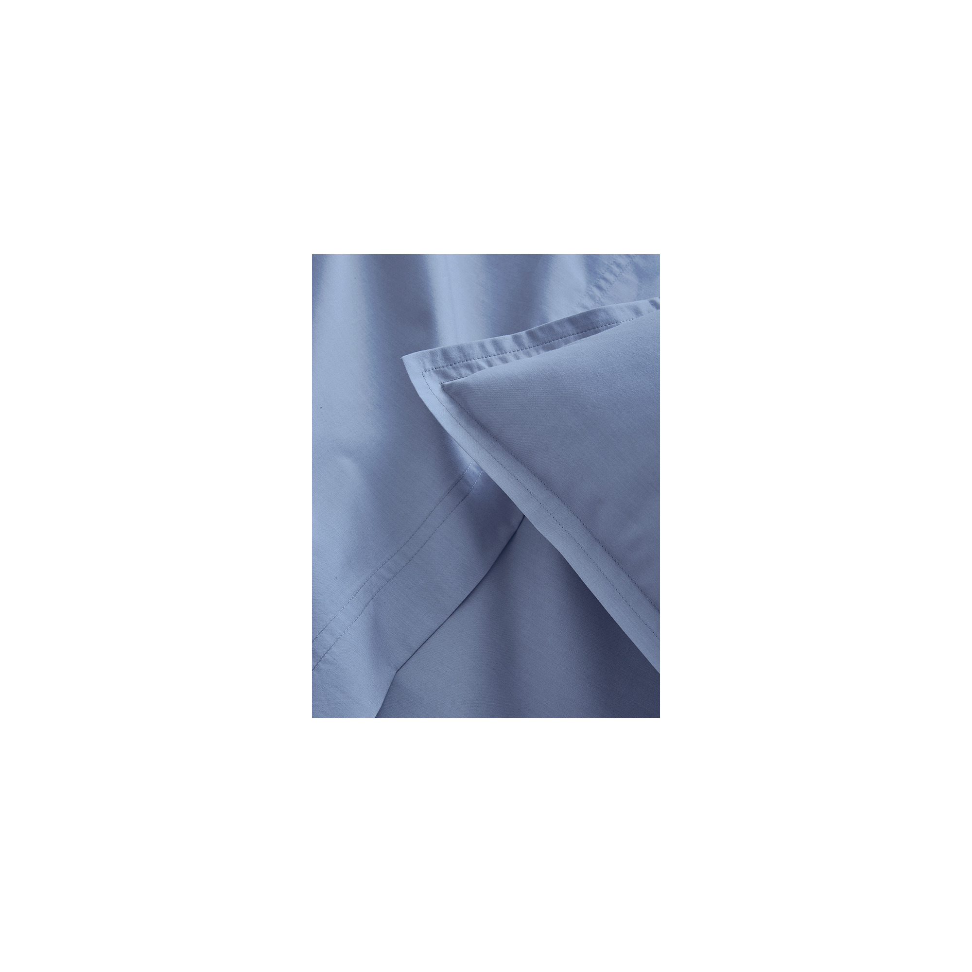 Sloop percale hemelblauw