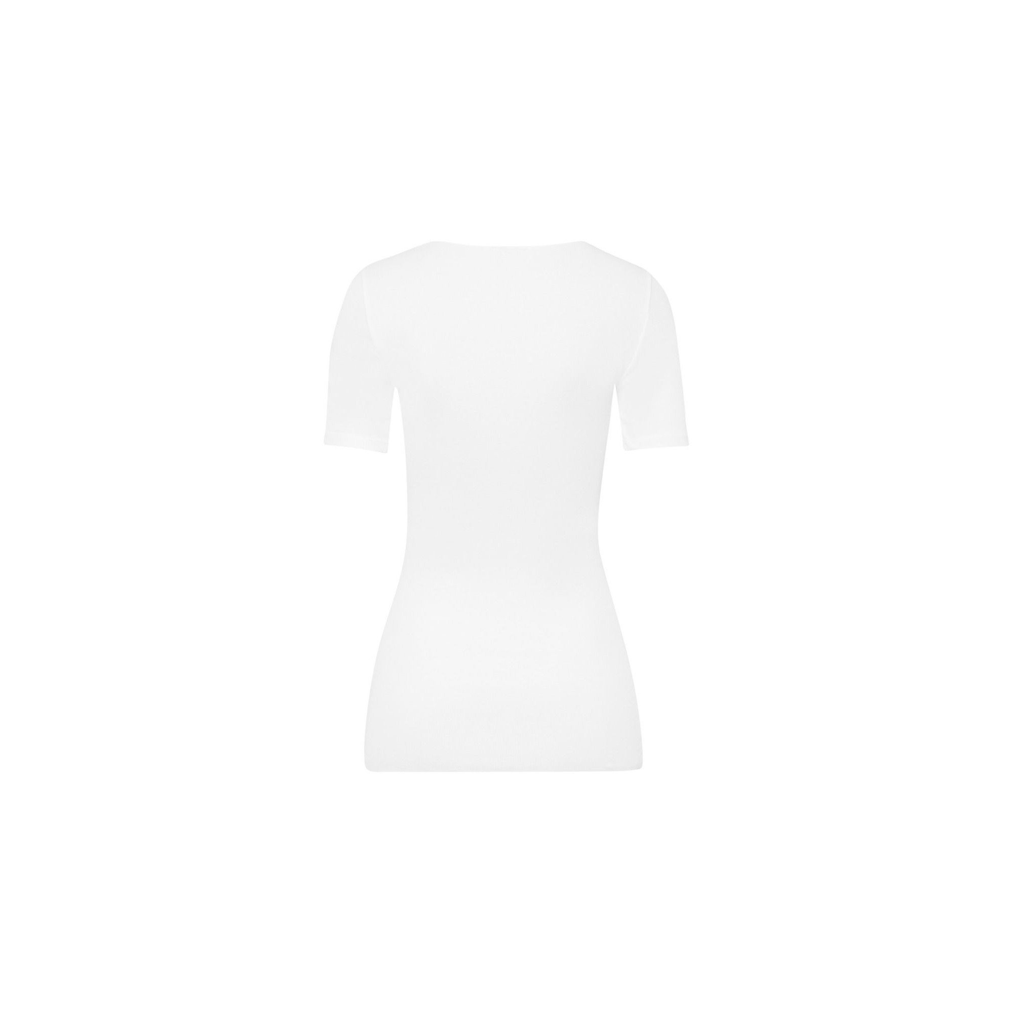 Korte mouw wit v-neck