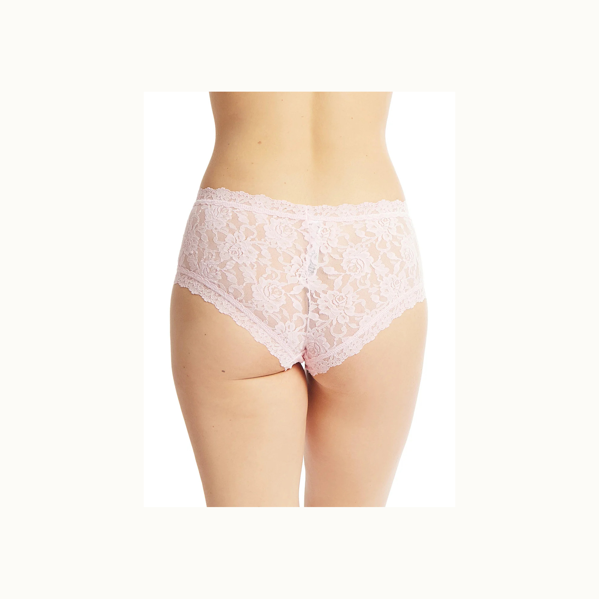 Boxer kant licht roze